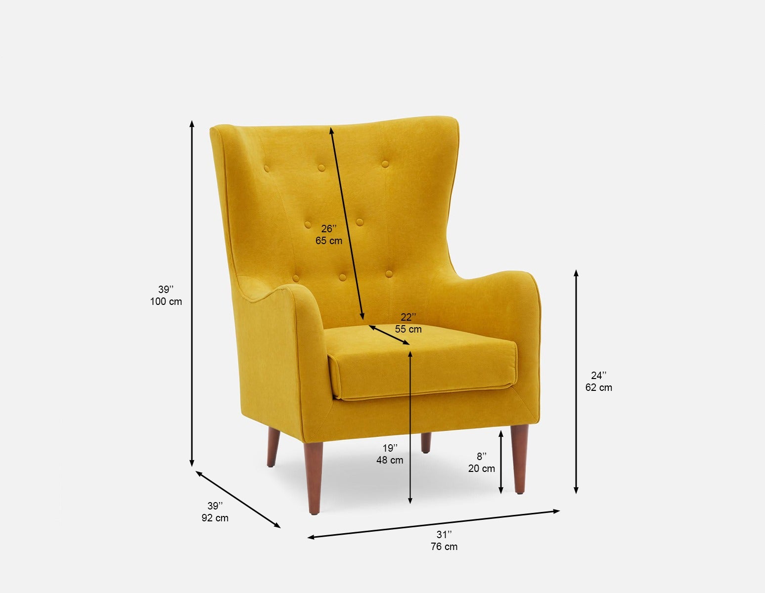 POLO fauteuil capitonné contemporain undefined
