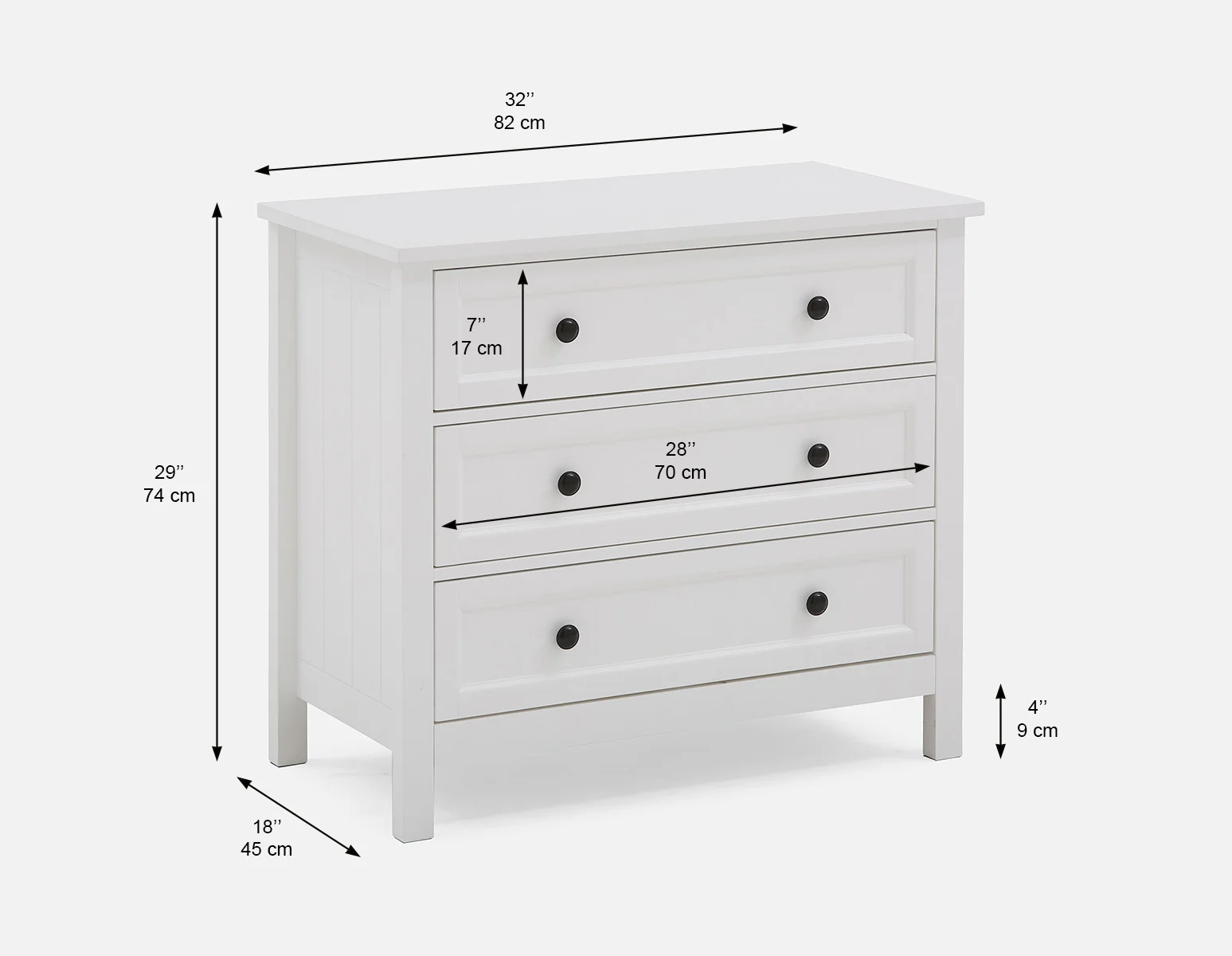 EDEN 3-drawer chest | Structube