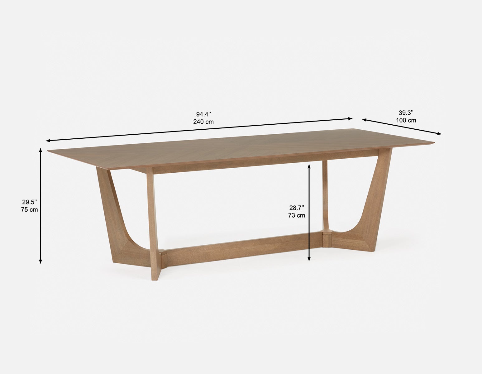 HANNA dining table 240 cm | Structube