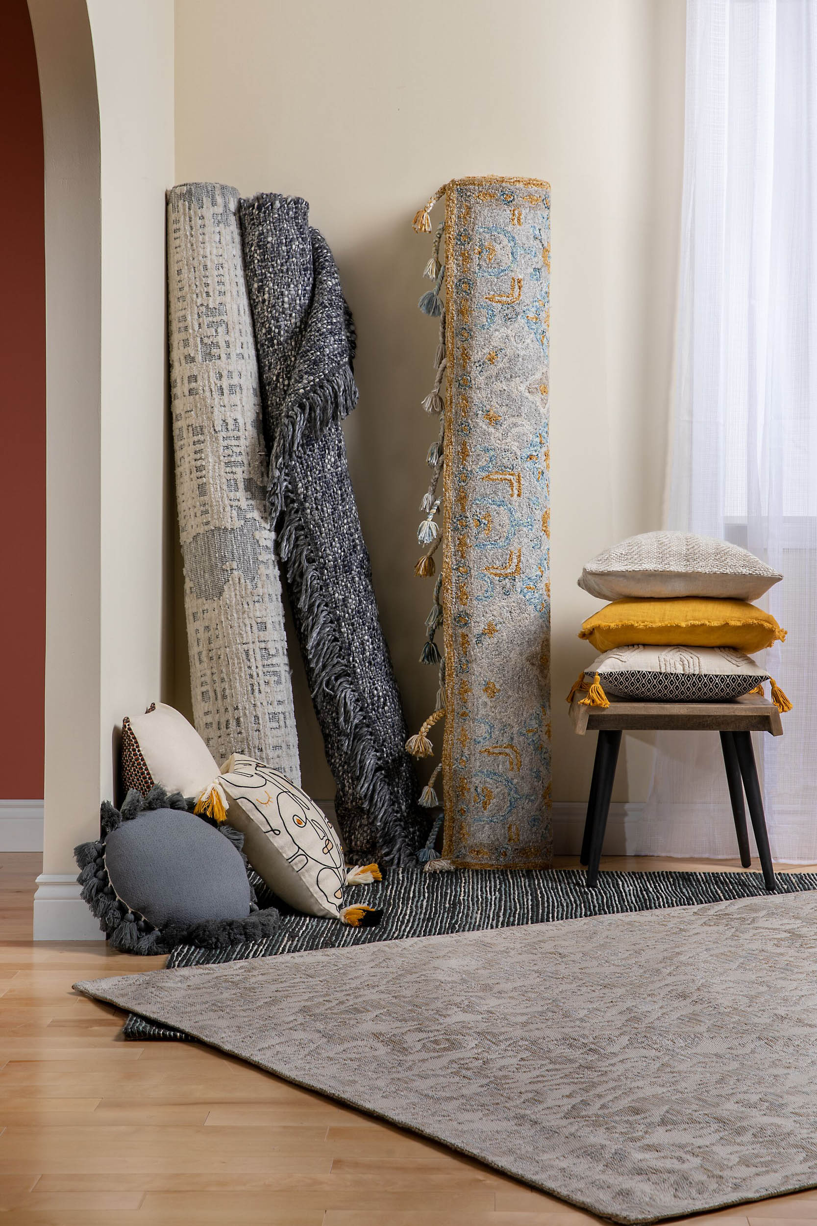 ORILLA coussin en lin 50 cm x 50 cm undefined