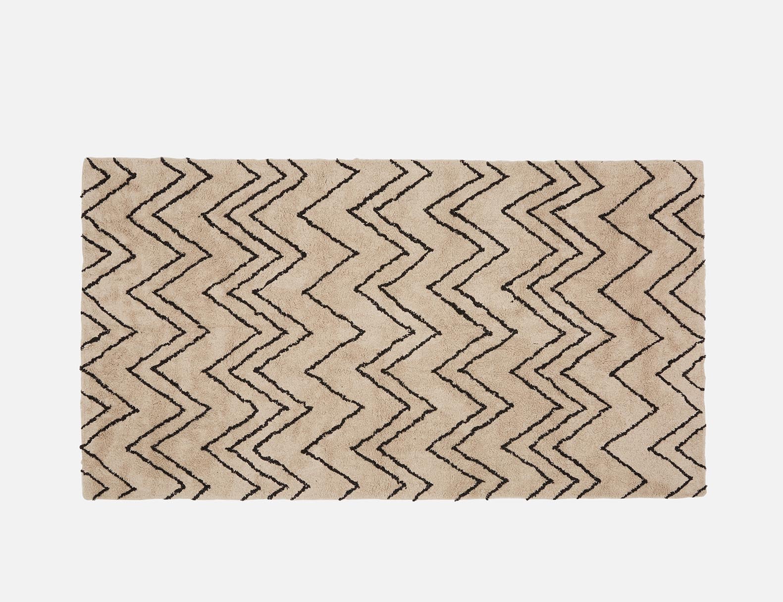 ARMANN tufted cotton rug 152 cm x 274 cm