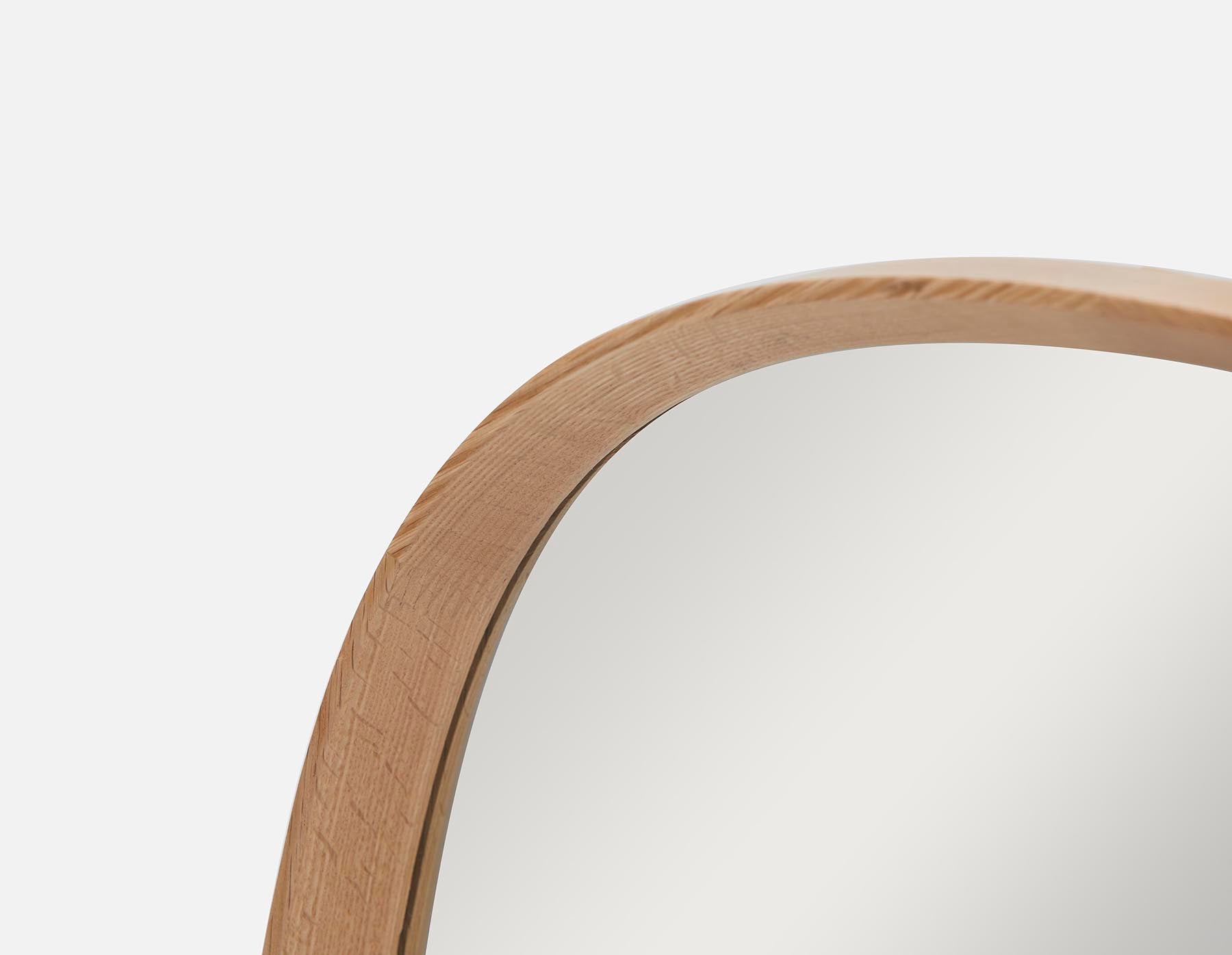 DONTE Oak framed mirror 45 cm x 115 cm Structube