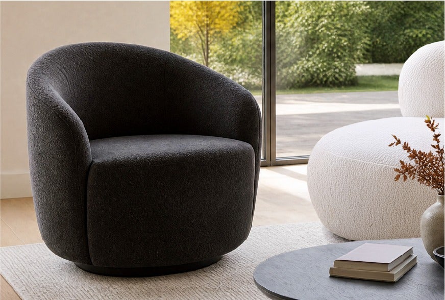 JANELLE swivel armchair