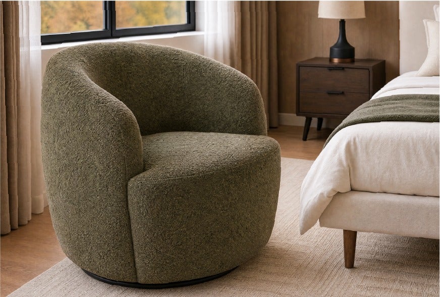 JANELLE swivel armchair
