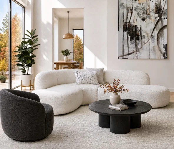 BLACK-AND-WHITE, SOFTENED