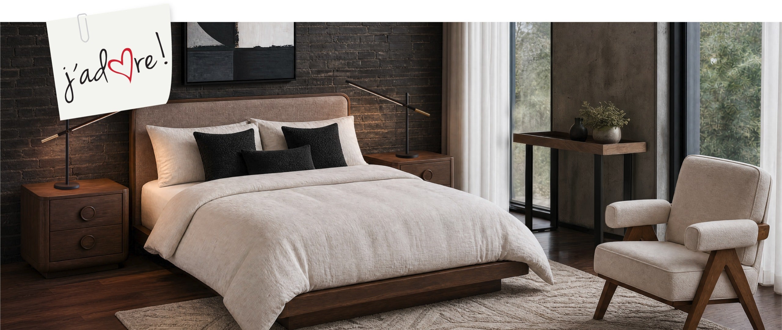 NOEMI queen size bed