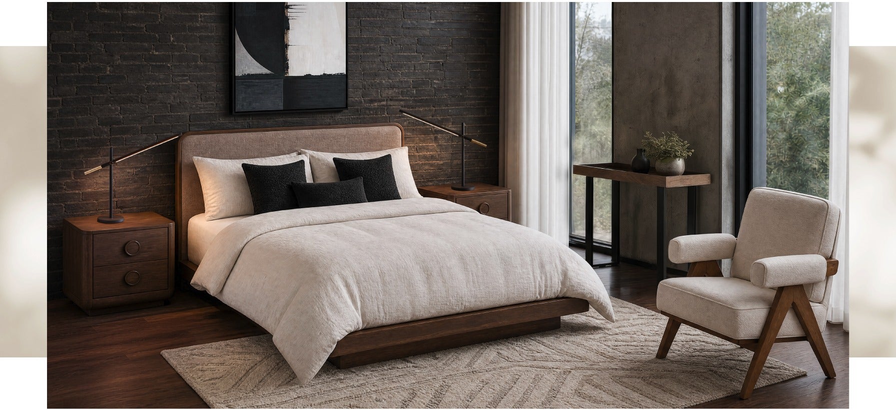 NOEMI queen size bed