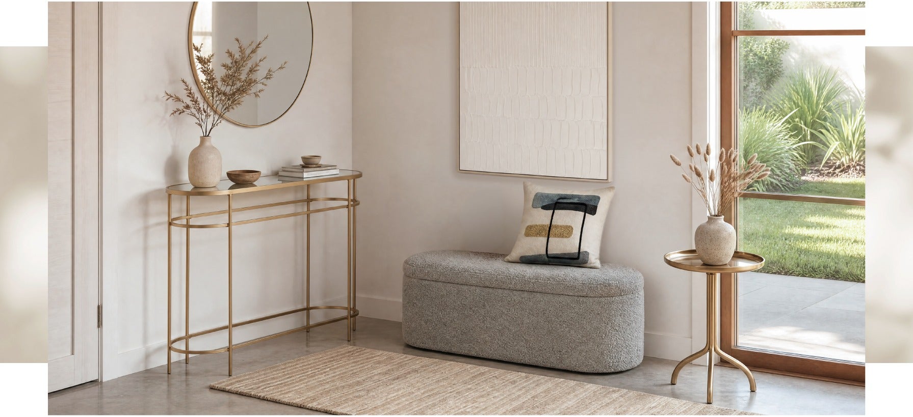 FLORENCE ottoman bench with storage