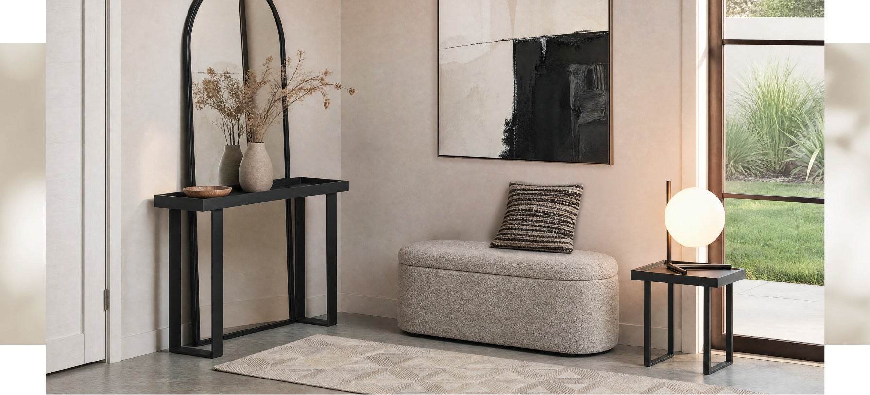 FLORENCE ottoman bench with storage