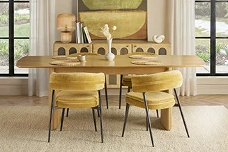 LESTER extendable dining table 180 cm to 220 cm