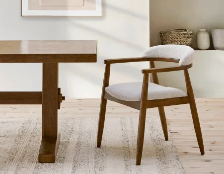 JOSY - mid-century dining armchair - Beige