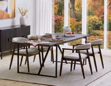 ARDA - large dining table 220 cm - Walnut