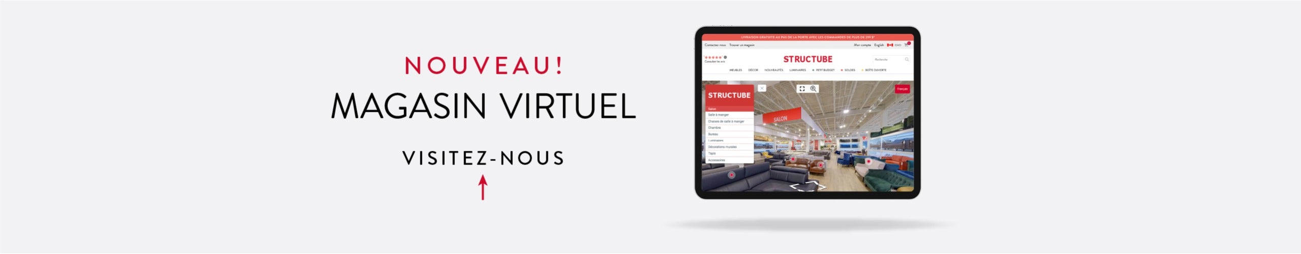 Nouveau ! Magasin virtuel - Visitez-nous