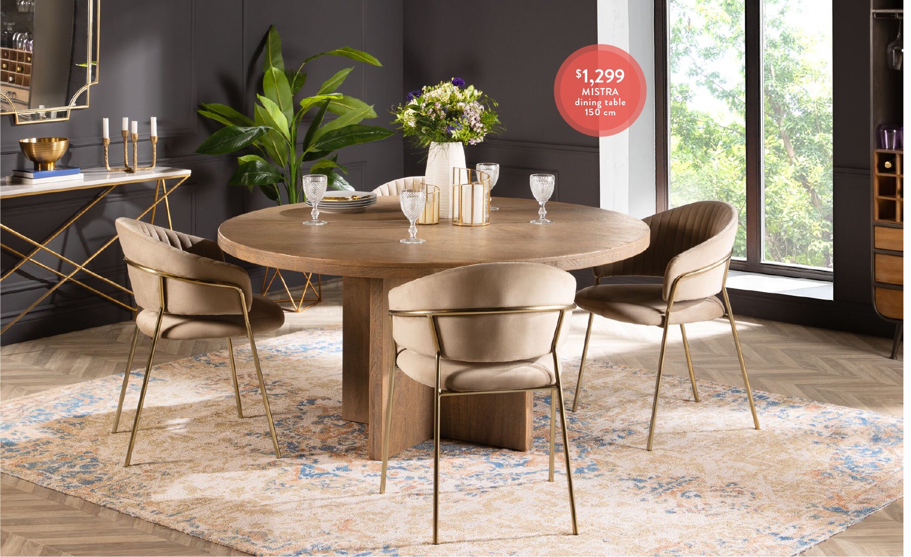 Structube round chair shop