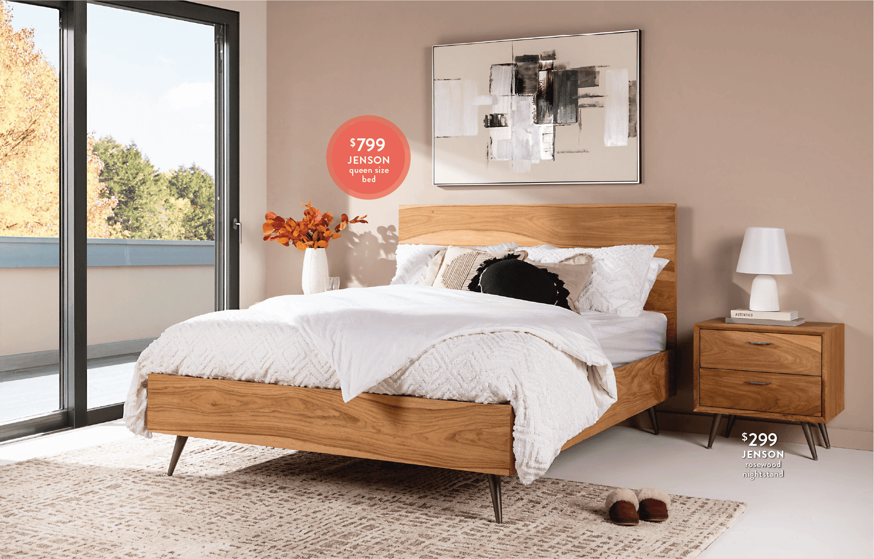 Rosewood nightstand sales